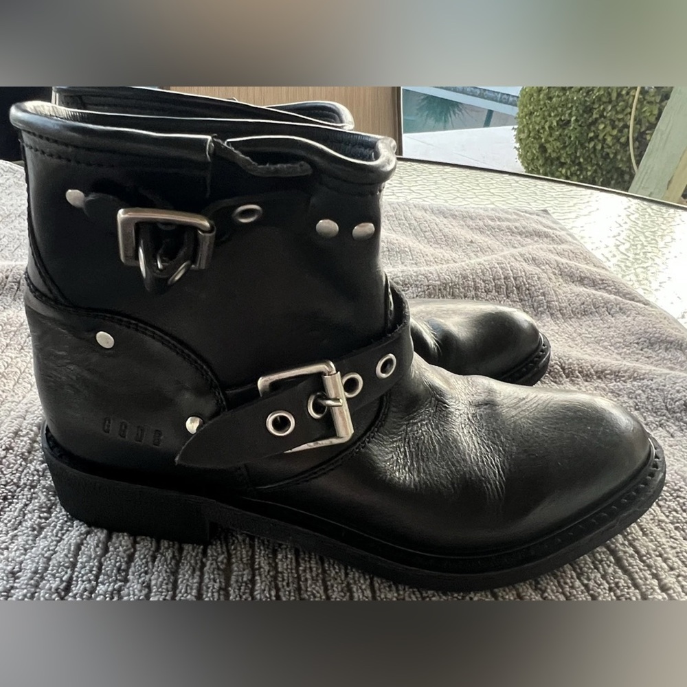Golden Goose High Harness Ankle Biker Booties Boots Shoes Size 39 $695 - Picture 2 of 15